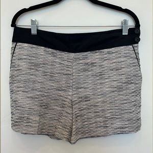Loft new with tags dress white and black dress shorts size 4